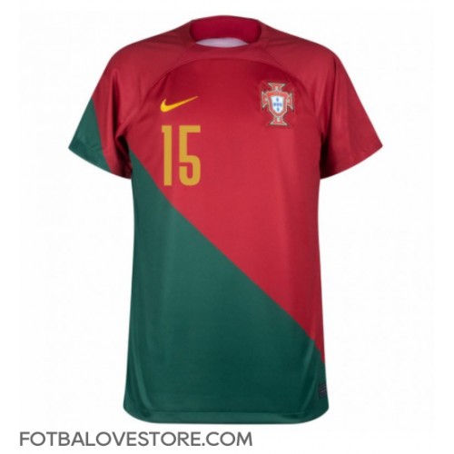 Portugalsko Rafael Leao #15 Domácí Dres MS 2022 Krátkým Rukávem